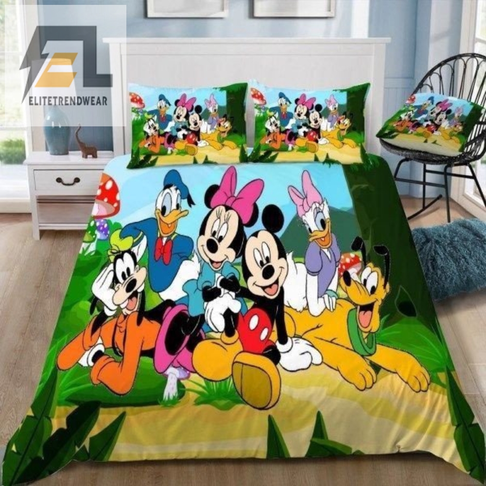 Disney Mickey Mouse And Friends 51 Duvet Cover Bedding Set 