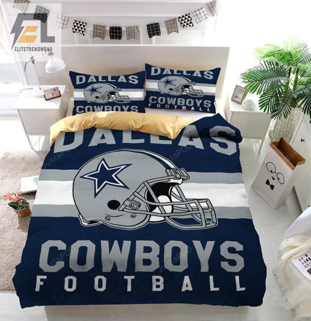 Dallas Cowboys Football Logo Duvet Cover Bedding Set 