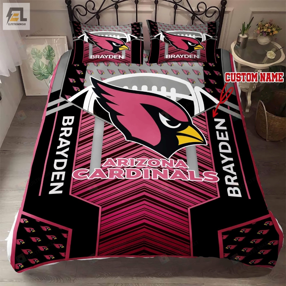 Custom Name Arizona Cardinals Bedding Set 