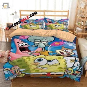 Cartoon Movies Spongebob Squarepants 3D Duvet Cover Bedding Set elitetrendwear 1 1