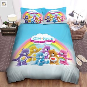 Care Bears Welcome To Carealot Bed Sheets Spread Duvet Cover Bedding Sets elitetrendwear 1 1