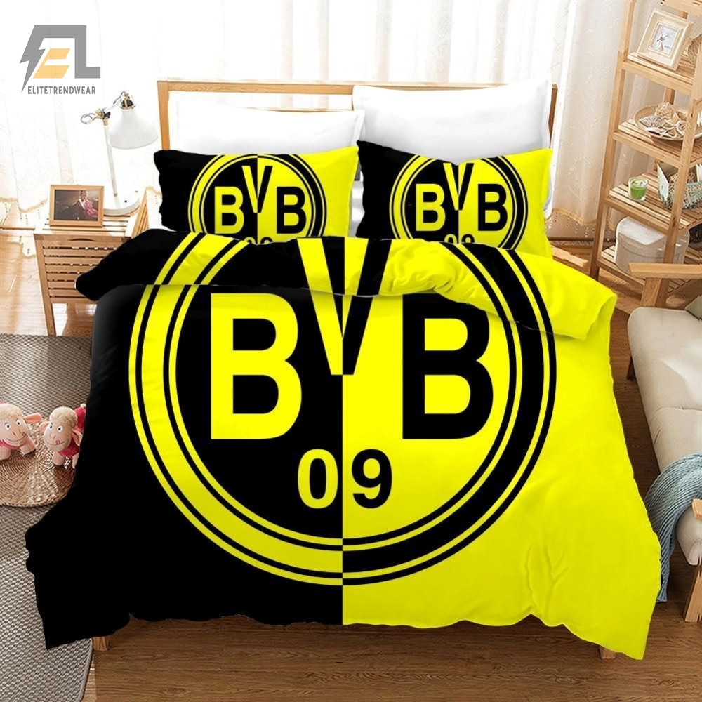 Borussia Dortmund Bedding Set Duvet Cover Set 