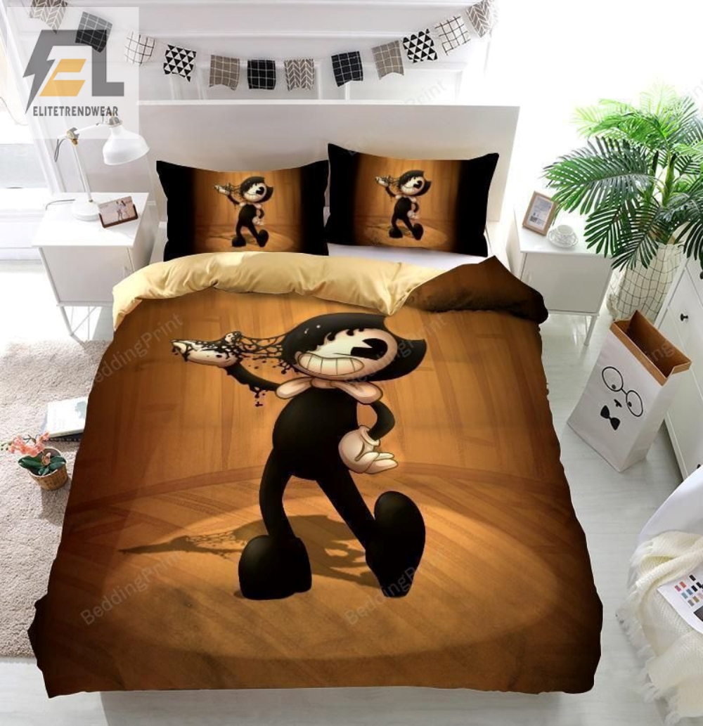 Bendy And The Ink Machine Custom Duvet Cover Bedding Set 