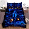 Beetlejuice Poster In Scary Blue Theme Bed Sheets Spread Comforter Duvet Cover Bedding Sets elitetrendwear 1