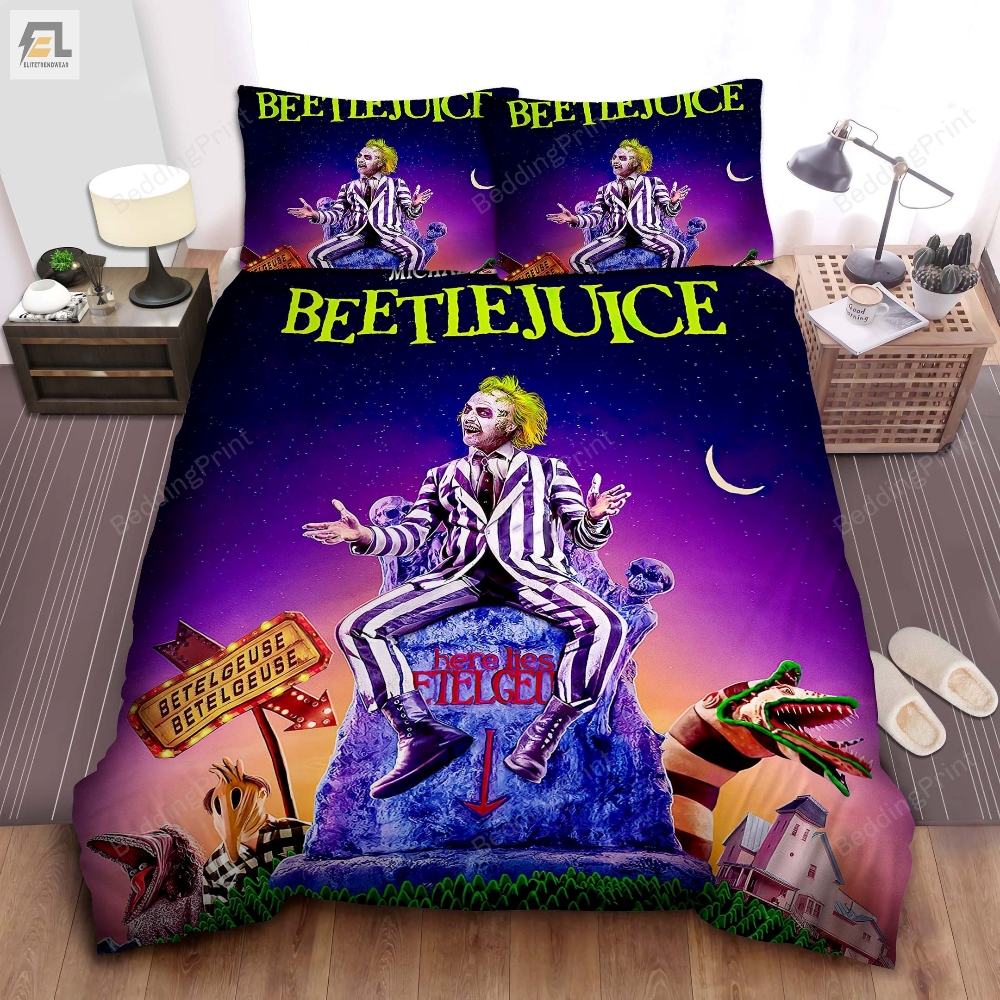 Beetlejuice Bed Sheets Duvet Cover Bedding Sets 