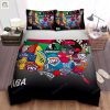 Basketball Logo Basketball Bed Sheets Spread Duvet Cover Bedding Sets elitetrendwear 1