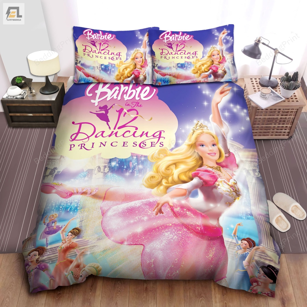 Barbie Dancing Bed Sheets Spread Duvet Cover Bedding Sets 