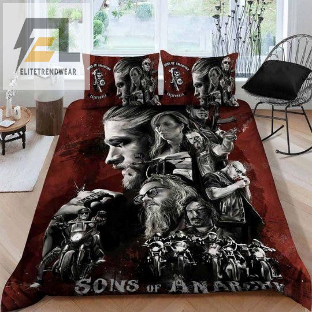 3D Sons Of Anarchy Duvet Cover Bedding Set 