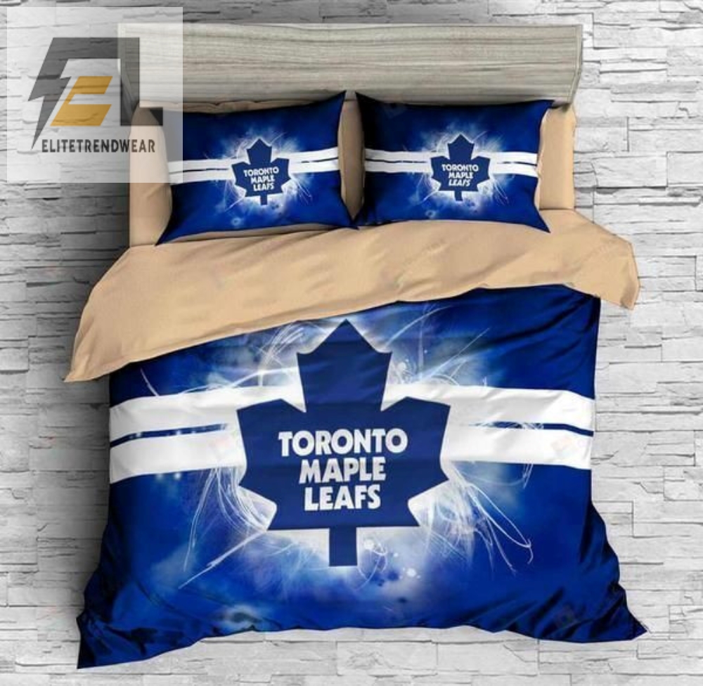 3D Customize Toronto Maple Leafs Bedding Set Duvet Cover 