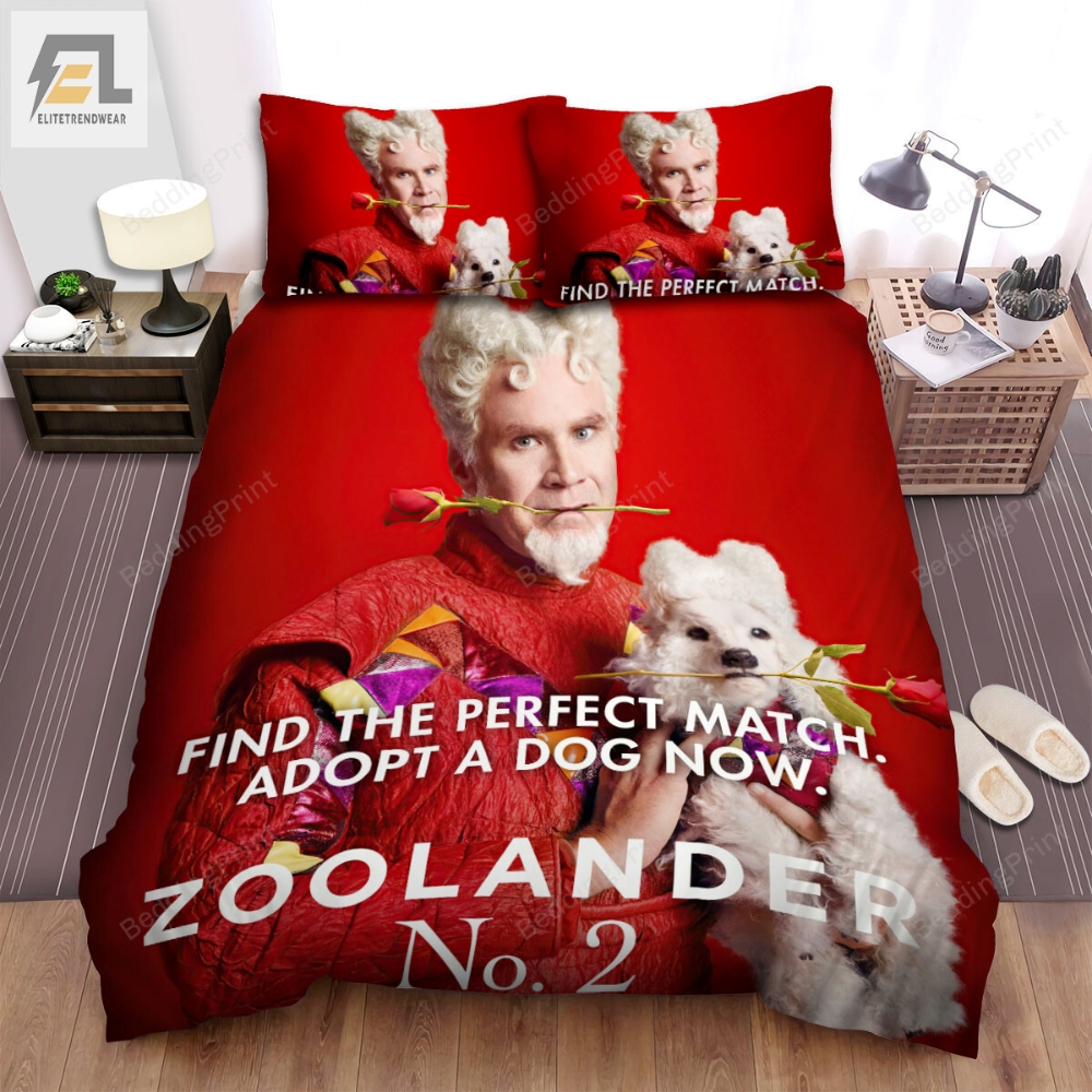 Zoolander 2 2016 Jacobim Mugatu Movie Poster Ver 1 Bed Sheets Duvet Cover Bedding Sets 