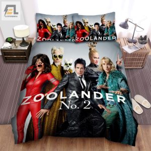 Zoolander 2 2016 Main Actors Movie Poster Bed Sheets Duvet Cover Bedding Sets elitetrendwear 1 1