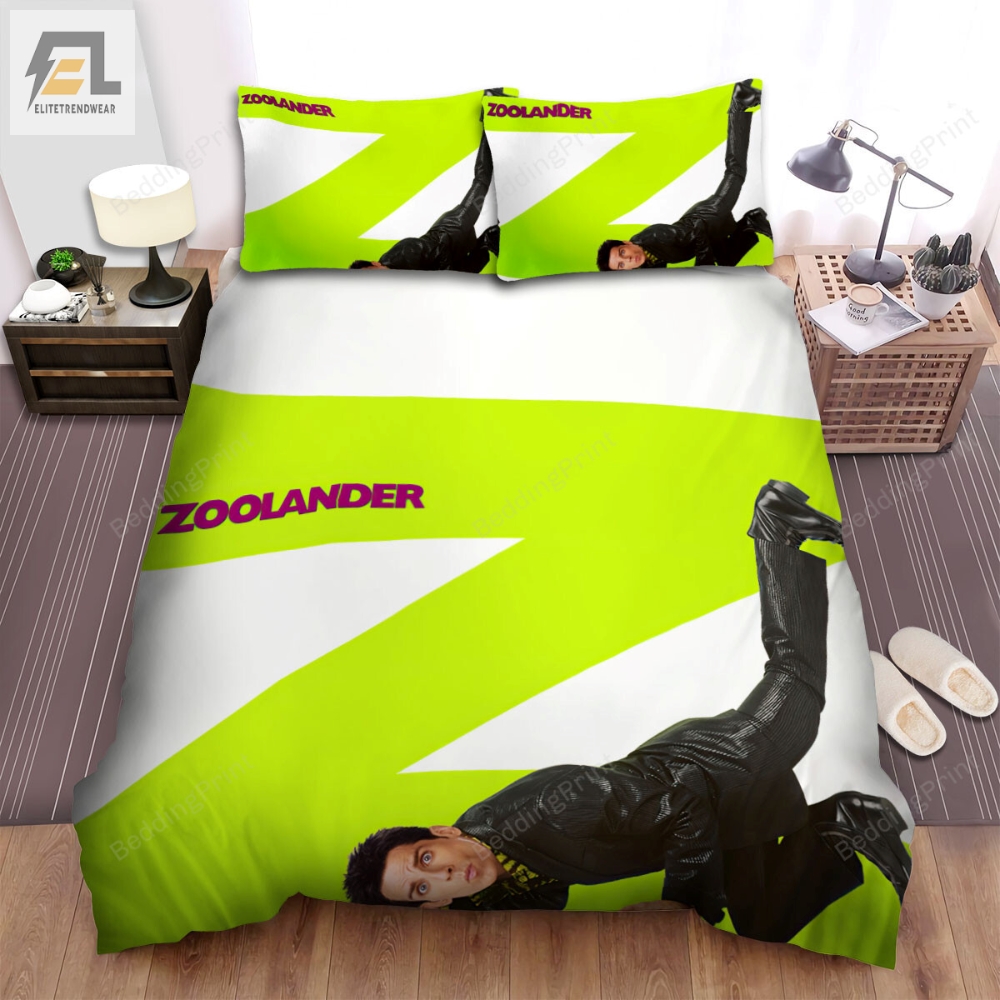 Zoolander 2 2016 Derek Green Z Letter Movie Poster Bed Sheets Duvet Cover Bedding Sets 