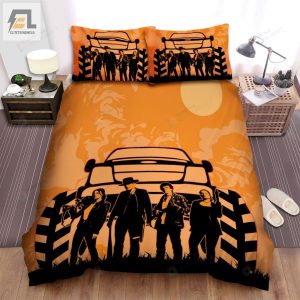 Zombieland Double Tap Movie Yellow Background Photo Bed Sheets Spread Comforter Duvet Cover Bedding Sets elitetrendwear 1 1