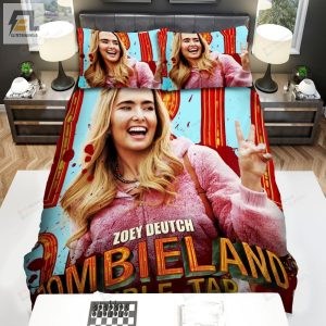 Zombieland Double Tap Movie Smile Photo Bed Sheets Spread Comforter Duvet Cover Bedding Sets elitetrendwear 1 1