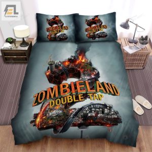 Zombieland Double Tap Movie Poster Xiv Bed Sheets Spread Comforter Duvet Cover Bedding Sets elitetrendwear 1 1