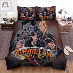 Zombieland Double Tap Movie Poster Xii Bed Sheets Spread Comforter Duvet Cover Bedding Sets elitetrendwear 1 1