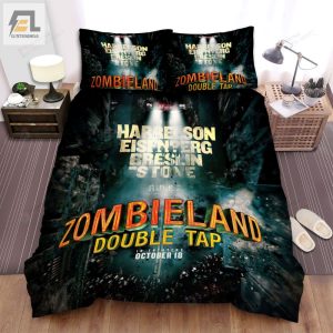 Zombieland Double Tap Movie Poster Iv Bed Sheets Spread Comforter Duvet Cover Bedding Sets elitetrendwear 1 1