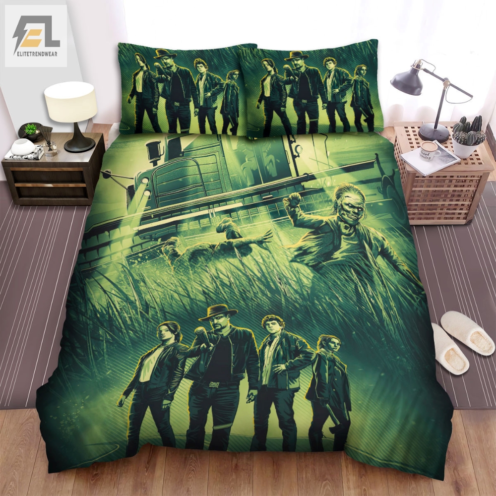 Zombieland Double Tap Movie Green Filter Photo Bed Sheets Spread Comforter Duvet Cover Bedding Sets 