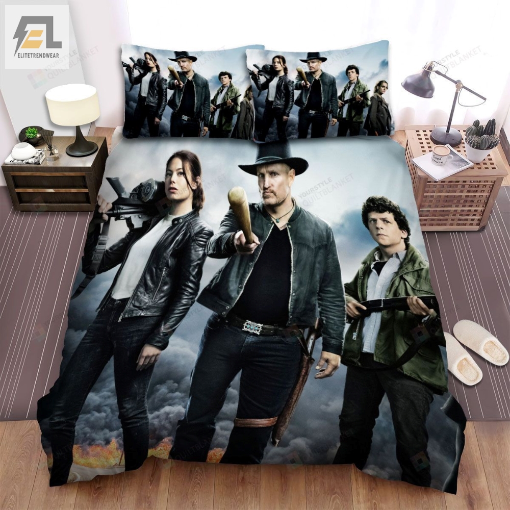 Zombieland Poster Ver3 Bed Sheets Spread Comforter Duvet Cover Bedding Sets 