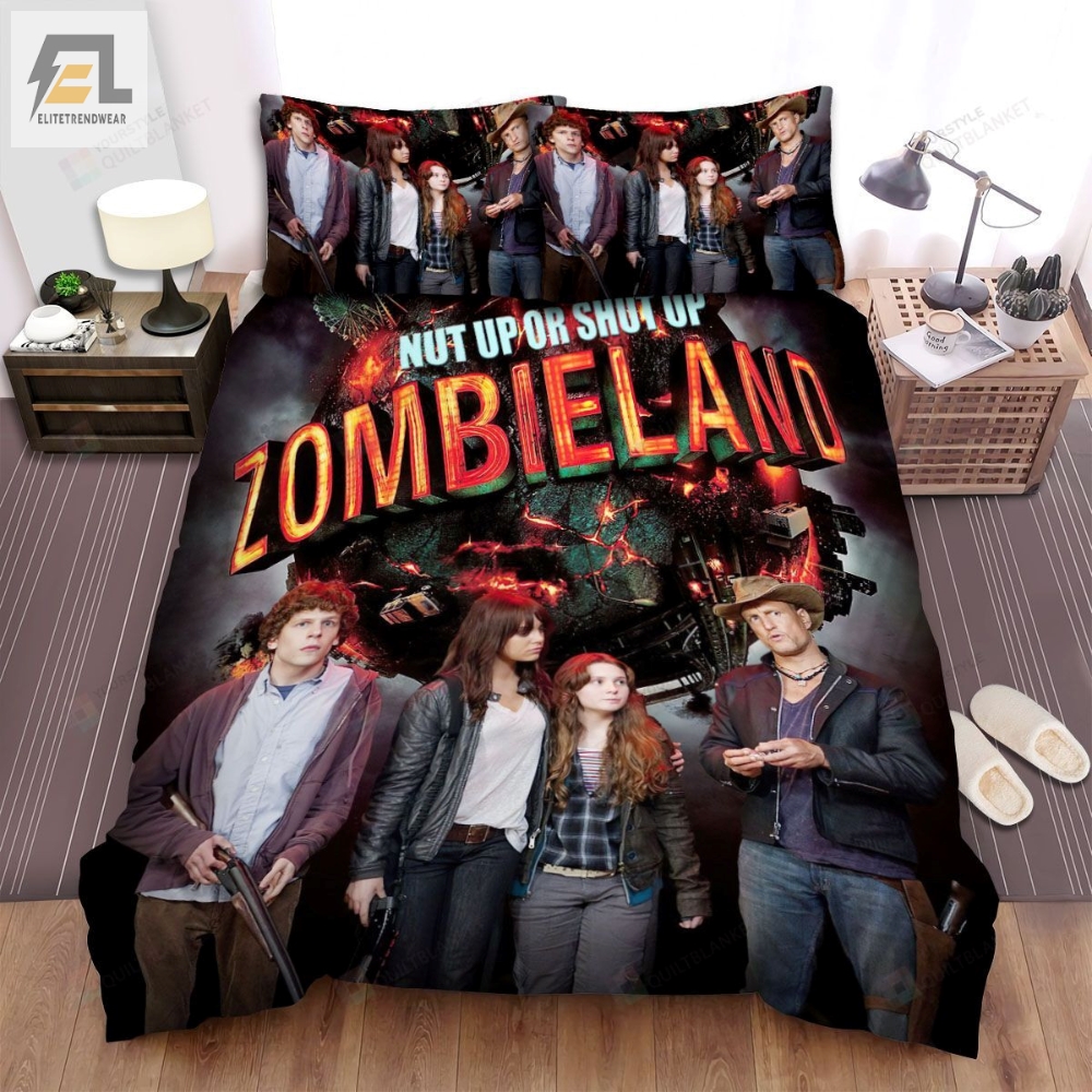 Zombieland Poster Ver2 Bed Sheets Spread Comforter Duvet Cover Bedding Sets 
