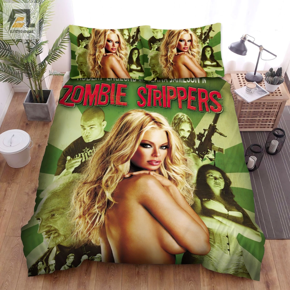 Zombie Strippers Movie Poster 1 Bed Sheets Spread Comforter Duvet Cover Bedding Sets 