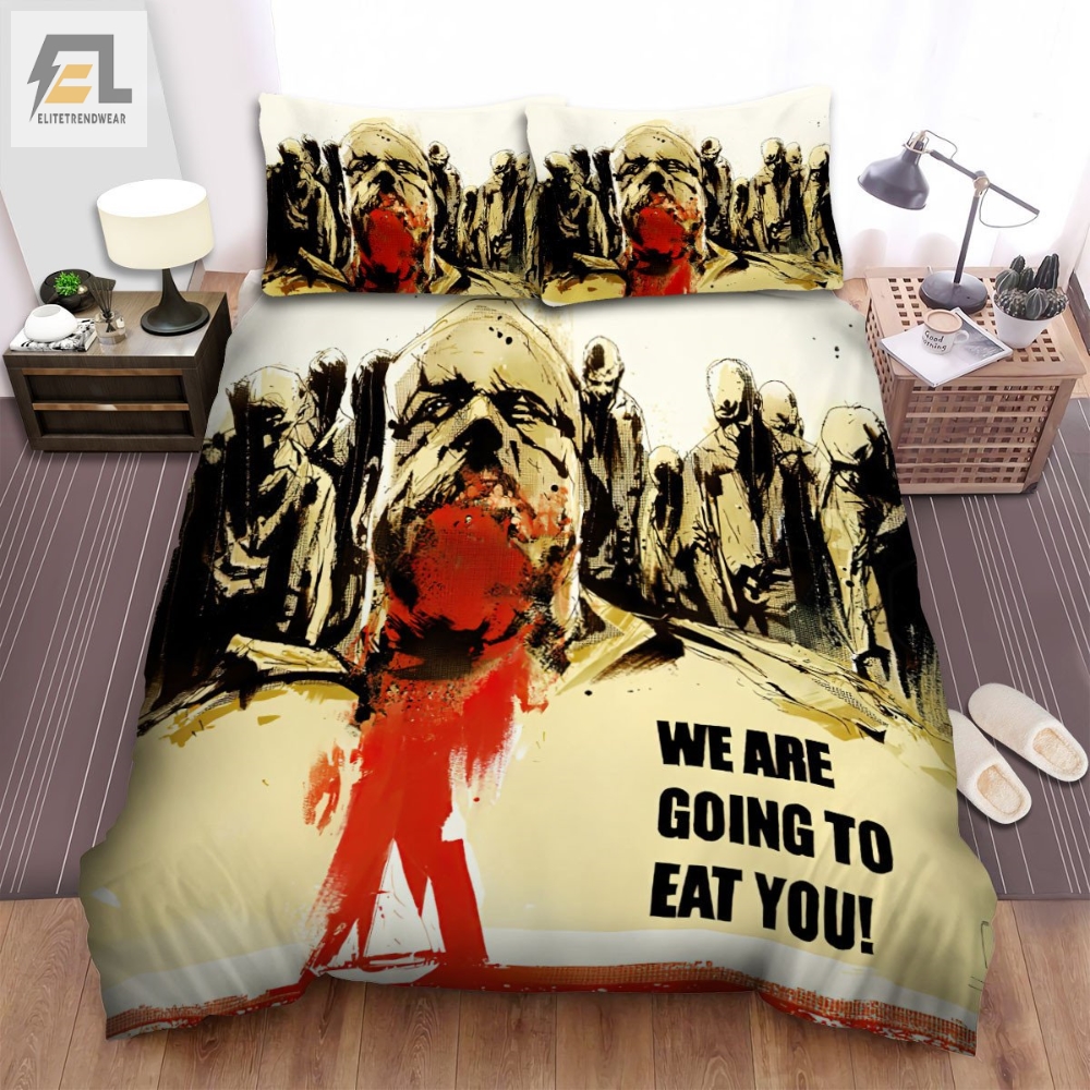 Zombie Movie Poster Ii Photo Bed Sheets Spread Comforter Duvet Cover Bedding Sets 