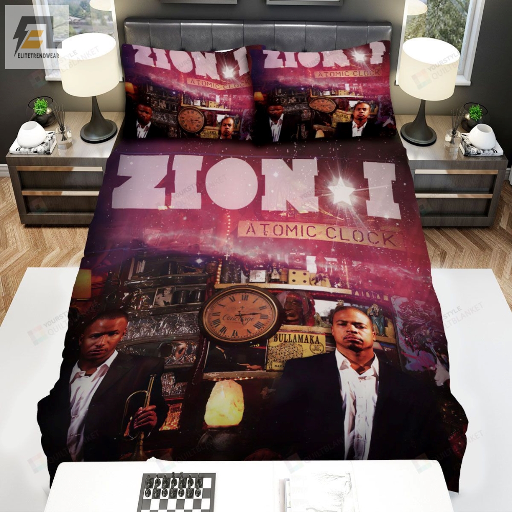Zion I Atomic Clock Album Cover Bed Sheets Spread Comforter Duvet Cover Bedding Sets 
