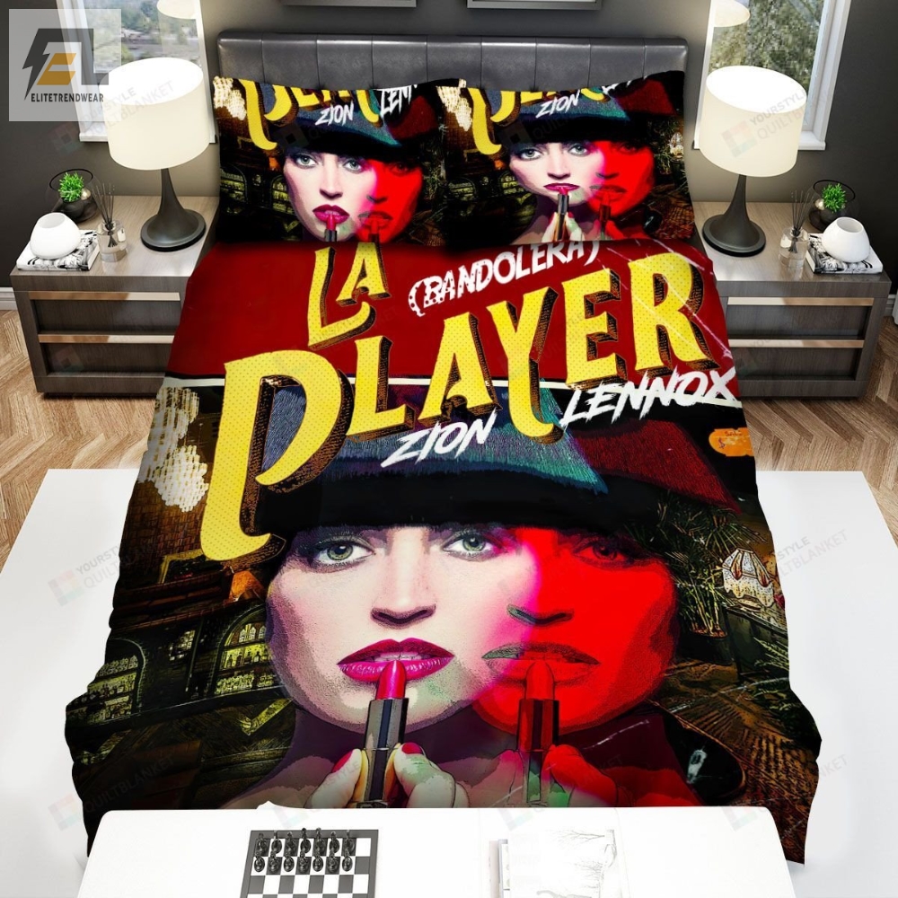 Zion  Lennox La Player Bandolera Bed Sheets Spread Comforter Duvet Cover Bedding Sets 