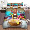 Zig And Sharko Drinking Cocktail Bed Sheets Spread Duvet Cover Bedding Sets elitetrendwear 1