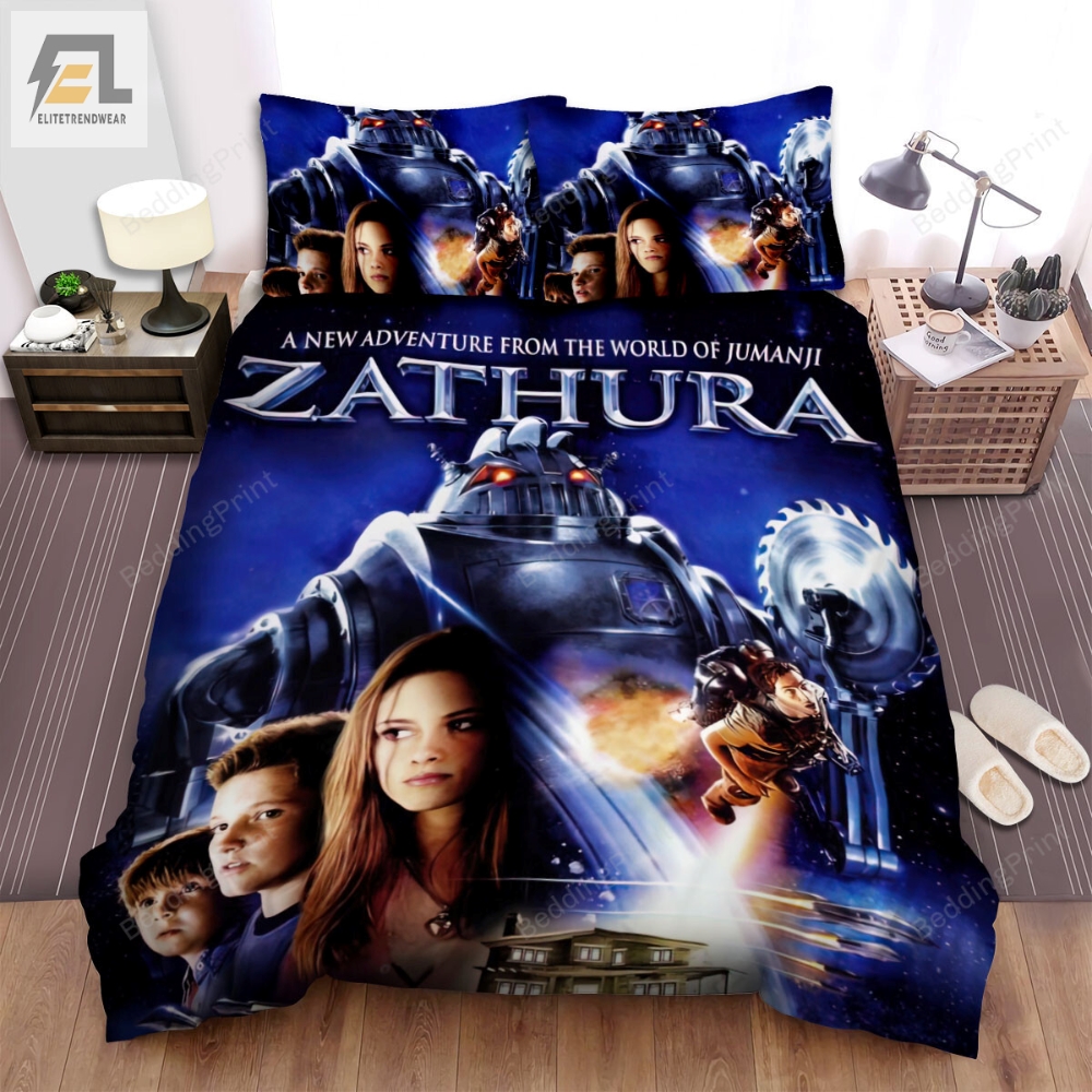 Zathura A Space Adventure Movie Poster 4 Bed Sheets Duvet Cover Bedding Sets 