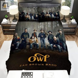 Zac Brown Band The Owl Album Cover Bed Sheets Spread Comforter Duvet Cover Bedding Sets elitetrendwear 1 1