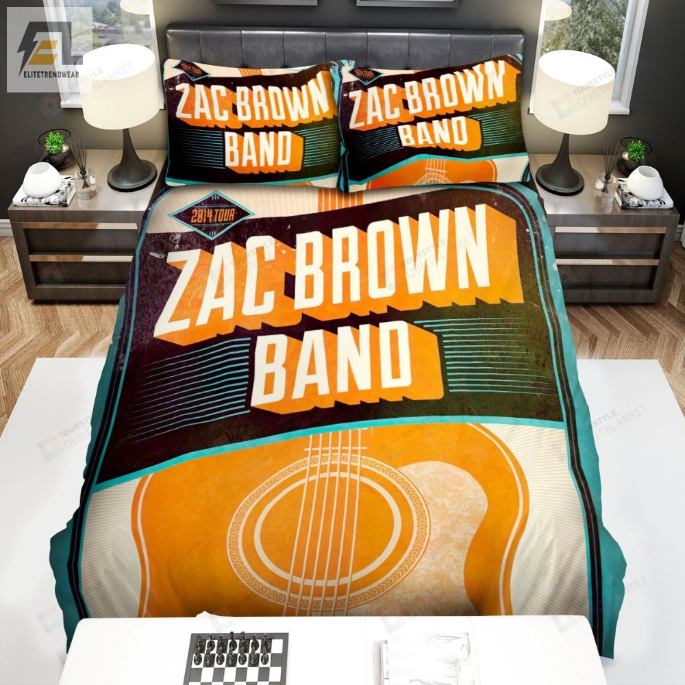 Zac Brown Band 2014 Tour In Toronto Poster Bed Sheets Spread Comforter Duvet Cover Bedding Sets 