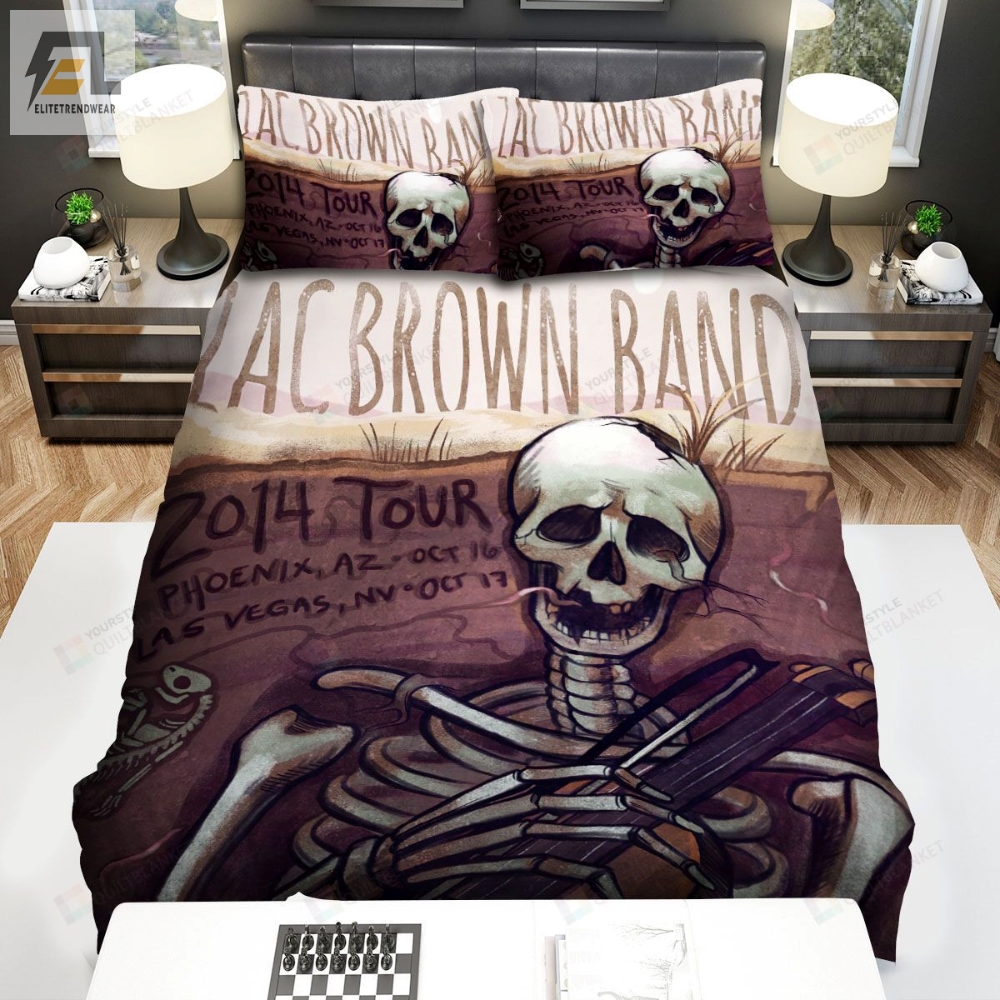 Zac Brown Band 2014 Tour In Phoenix Las Vegas Poster Bed Sheets Spread Comforter Duvet Cover Bedding Sets 