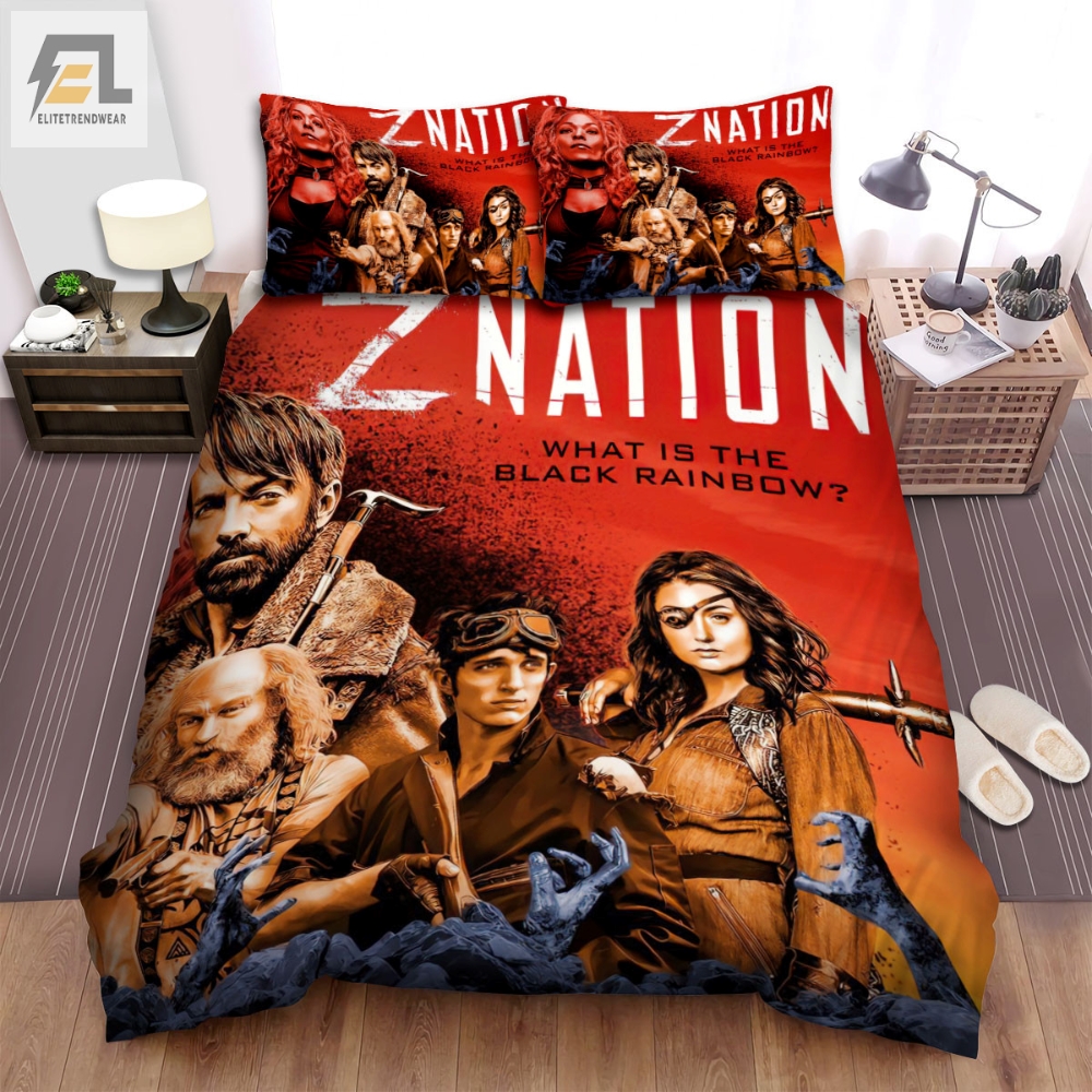 Z Nation What Is The Black Rainbow Movie Poster Bed Sheets Spread Comforter Duvet Cover Bedding Sets 