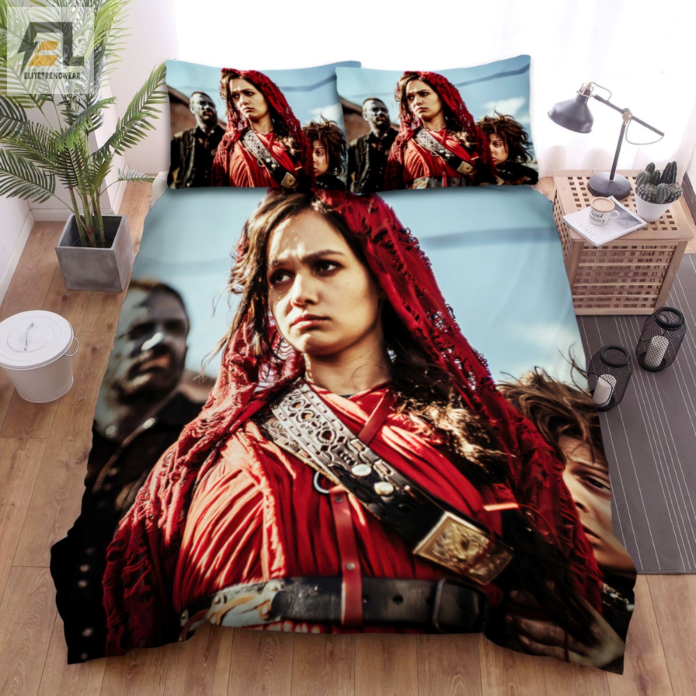 Z Nation The Girl And A Little Boy Scene Movie Picture Bed Sheets Spread Comforter Duvet Cover Bedding Sets 