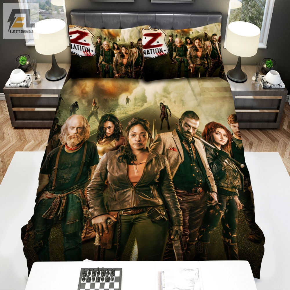 Z Nation Scene Movie Poster Main Actors Posting Bed Sheets Spread Comforter Duvet Cover Bedding Sets 