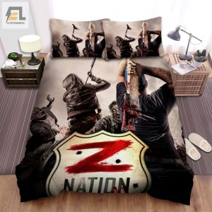 Z Nation Scene Movie Fight Movie Poster Bed Sheets Spread Comforter Duvet Cover Bedding Sets elitetrendwear 1 1