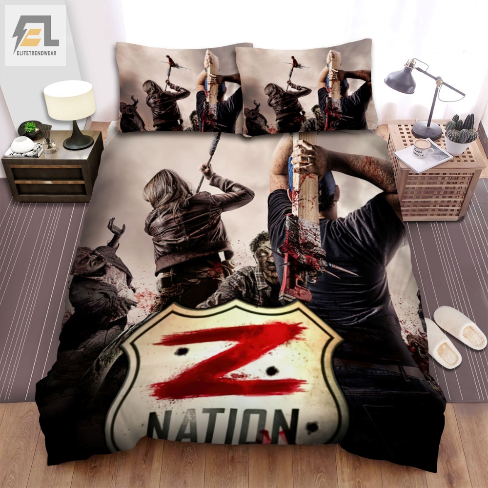 Z Nation Scene Movie Fight Movie Poster Bed Sheets Spread Comforter Duvet Cover Bedding Sets 