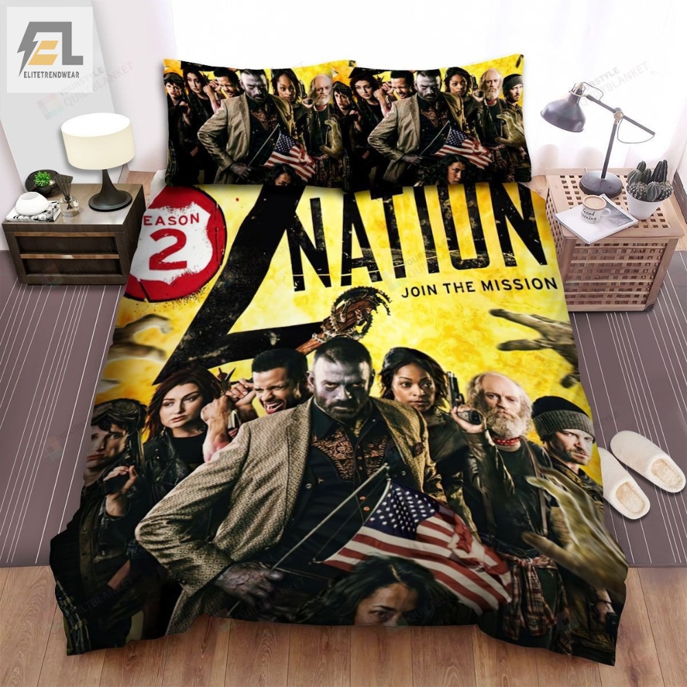 Z Nation Join The Mission Movie Poster Bed Sheets Spread Comforter Duvet Cover Bedding Sets 