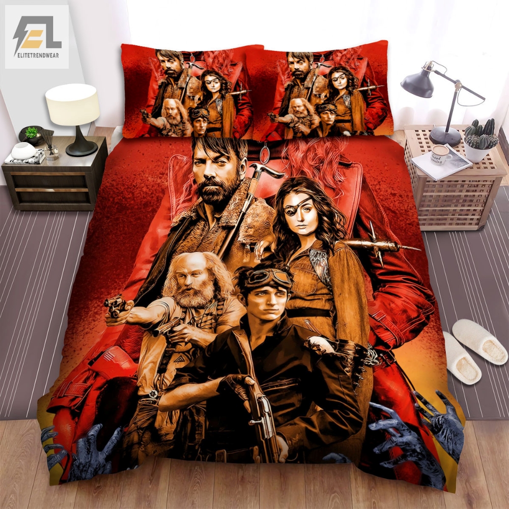 Z Nation All Main Actors Posting Scene Movie Poster Bed Sheets Spread Comforter Duvet Cover Bedding Sets 
