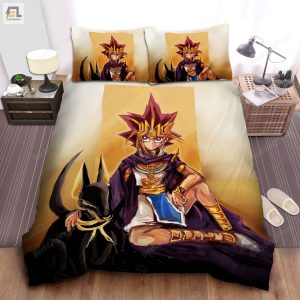 Yugioh Yugi Pharaoh Atem Demon Bed Sheets Duvet Cover Bedding Sets elitetrendwear 1 1