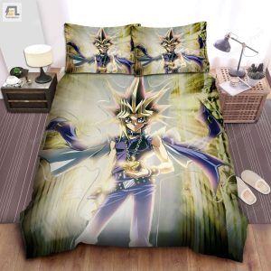 Yugioh Yugi Bed Sheets Duvet Cover Bedding Sets elitetrendwear 1 1