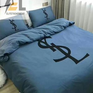 Ysl 2 Color Custom 3D Customized Duvet Cover Bedding Set elitetrendwear 1 1