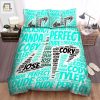 Youtuber Dude Perfect Typographic Logo Bed Sheets Spread Duvet Cover Bedding Sets elitetrendwear 1