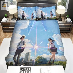 Your Name Kimi No Na Wa Poster Bed Sheets Duvet Cover Bedding Sets elitetrendwear 1 1