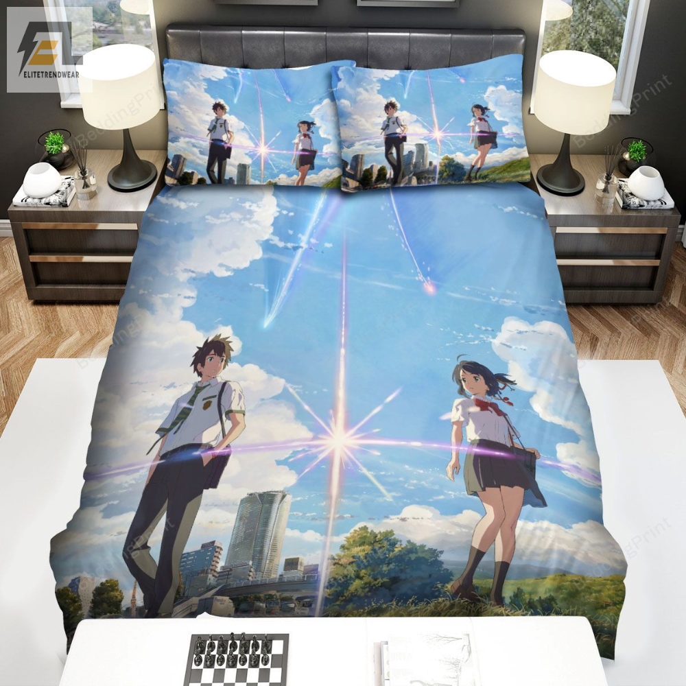 Your Name Kimi No Na Wa Poster Bed Sheets Duvet Cover Bedding Sets 