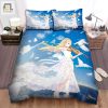 Your Lie In April Character Kaori In The White Dress Bed Sheets Spread Comforter Duvet Cover Bedding Sets elitetrendwear 1