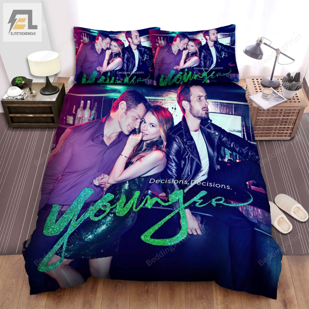 Younger 2015Â2021 Decisions Decisions Movie Poster Bed Sheets Duvet Cover Bedding Sets 