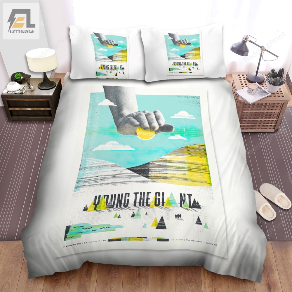 Young The Giant Music Band Ticket Concert Bed Sheets Duvet Cover Bedding Sets 