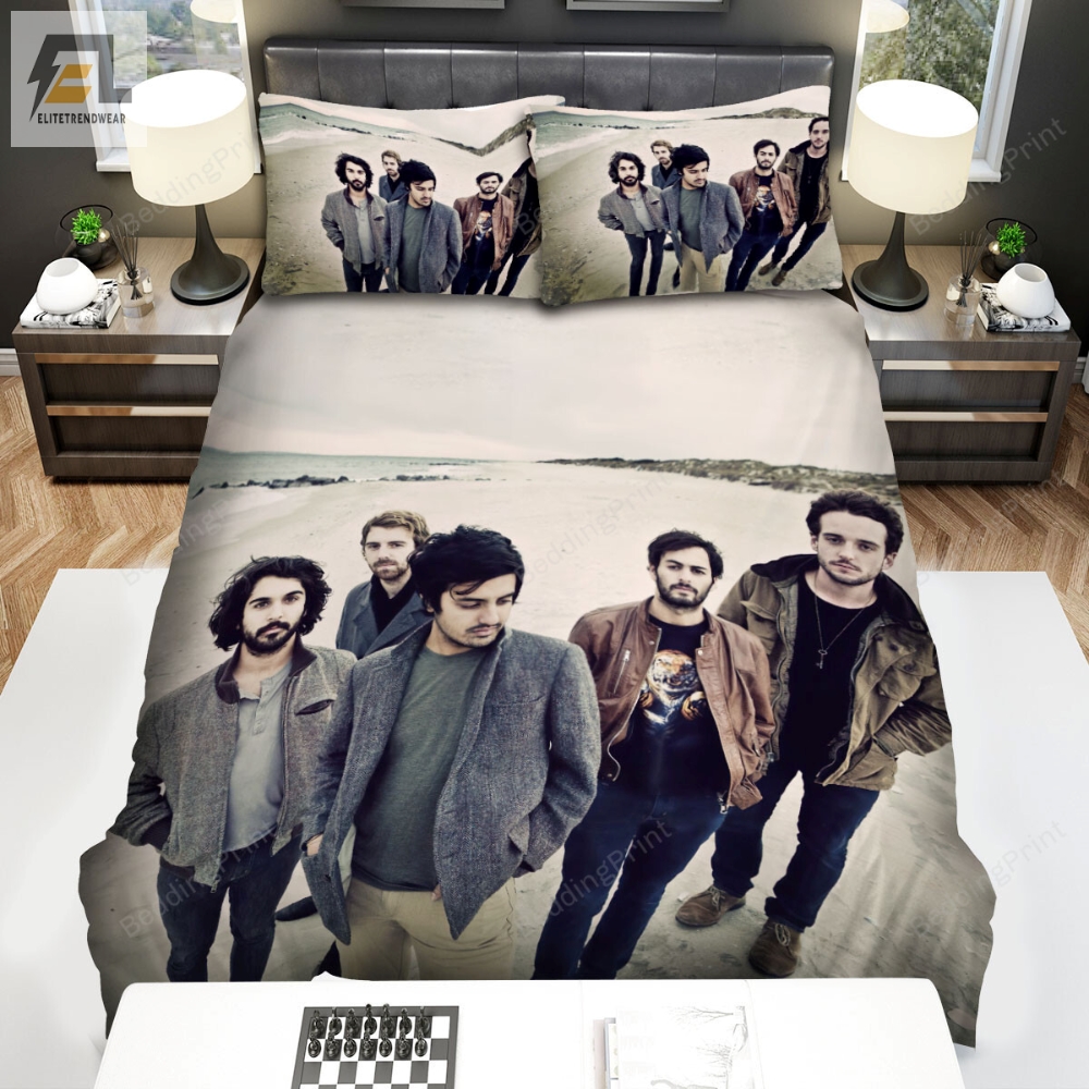 Young The Giant Music Band On Beach Bed Sheets Duvet Cover Bedding Sets 